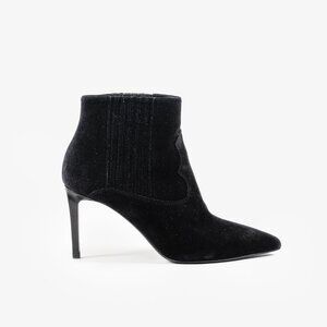 Saint Laurent Black Suede Ankle Boots